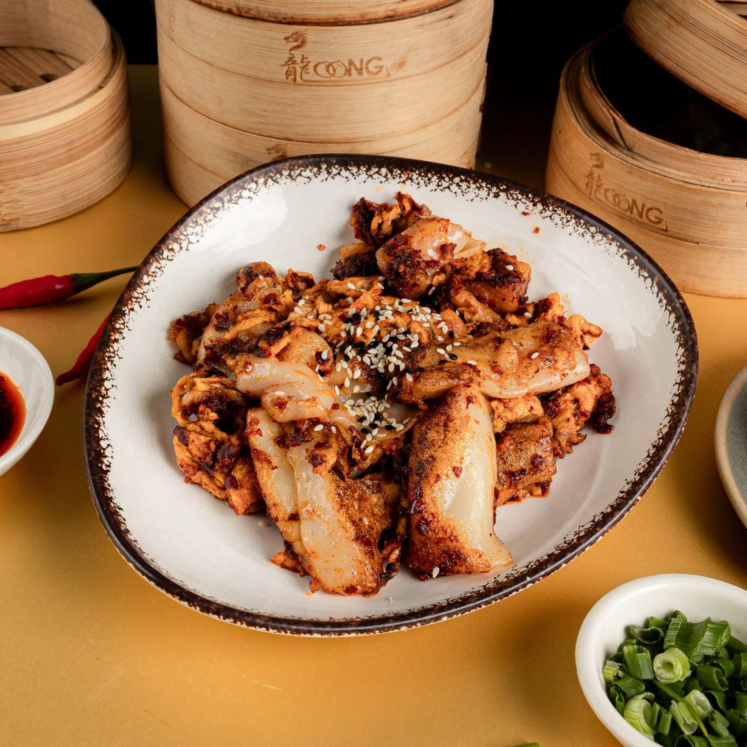 Chicken Char Siew Chee Cheong Fun | 马来盏炒肠粉