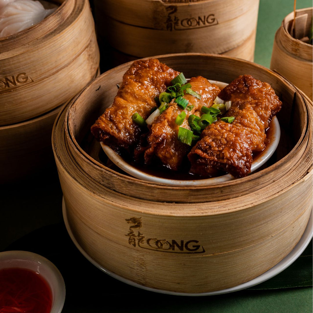 Stuffed Beancurd Roll | 烧汁鮮竹卷
