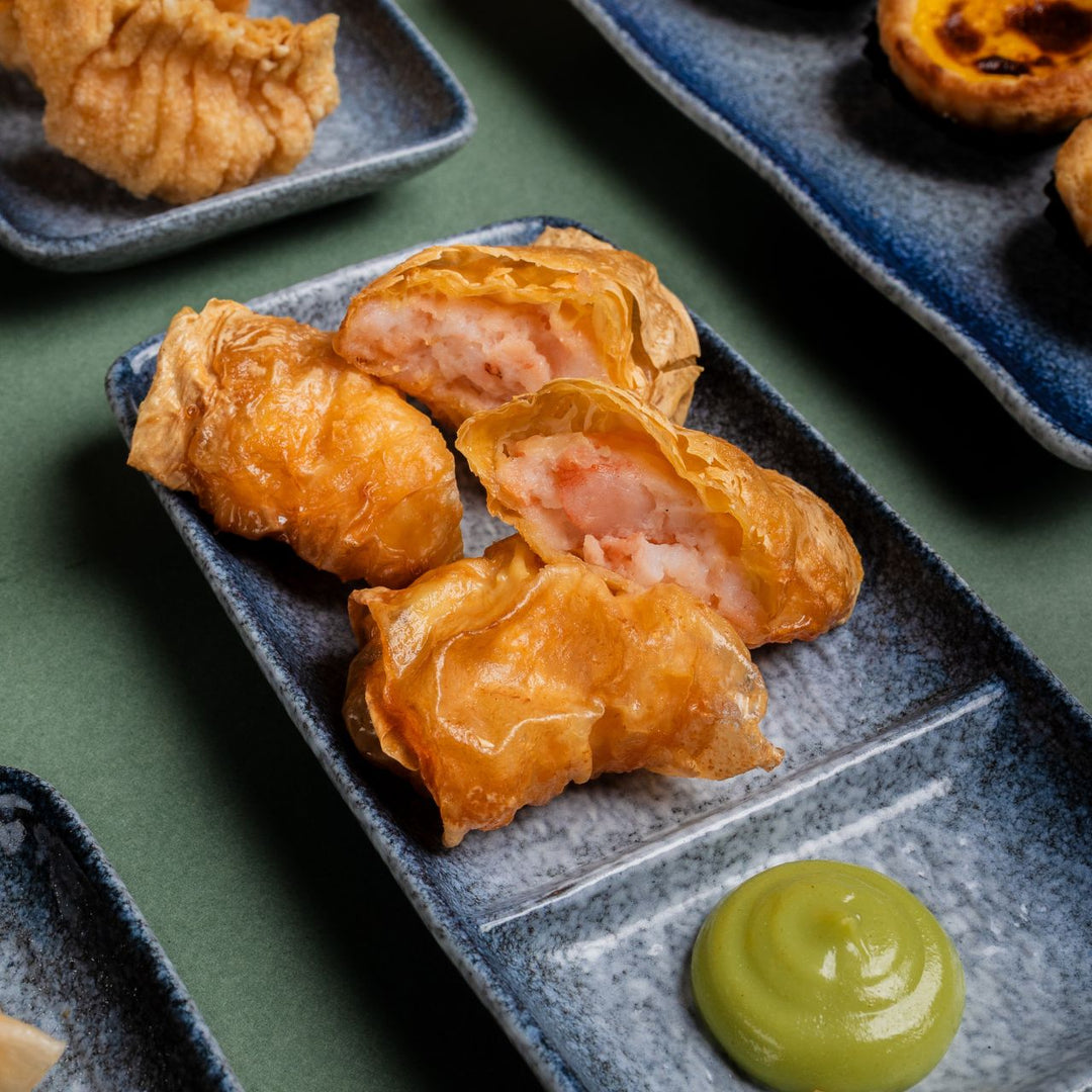 Tiger Prawn Beancurd Roll | 中式芥末鲜虾腐皮卷