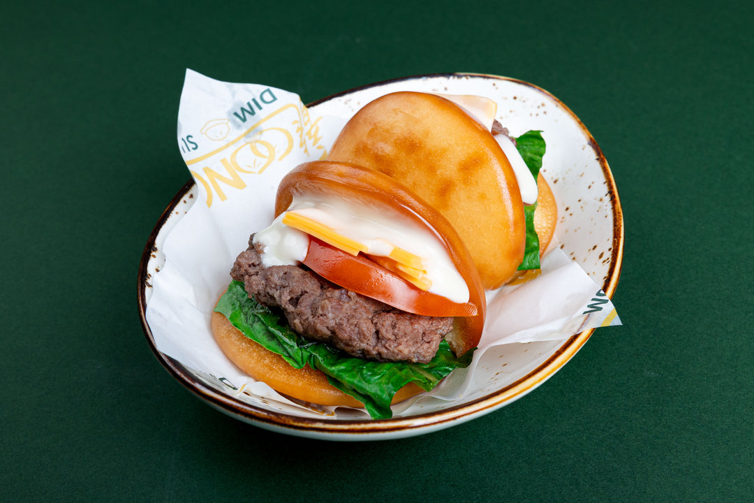 Refined Wagyu Patty in a Chinese-Style Bun